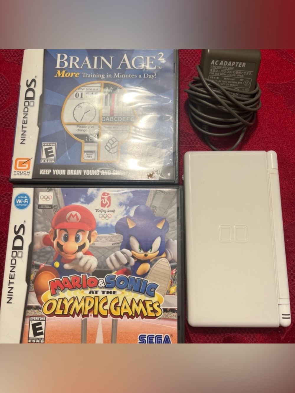 Nintendo Ds Lite with 2 games